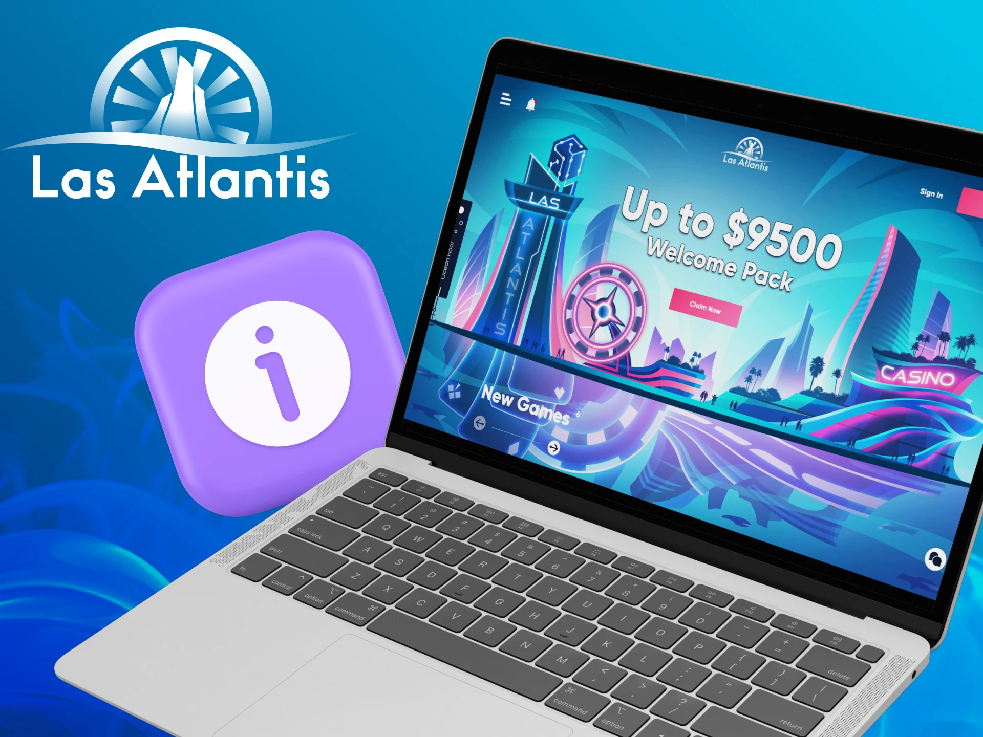 What can you find on the Las Atlantis casino website.