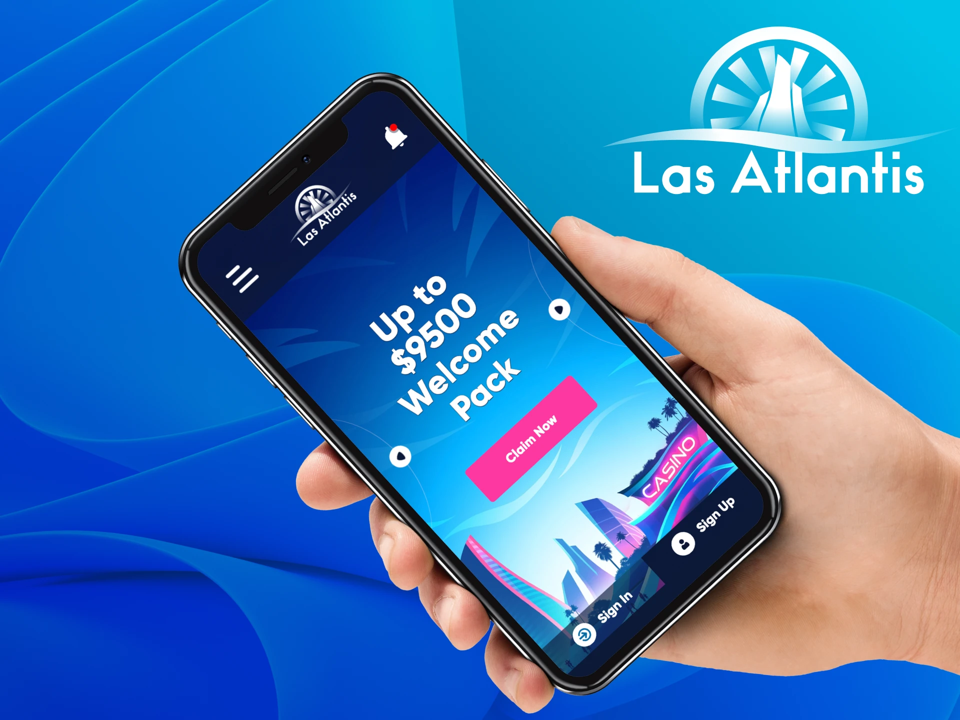 Is there a mobile app for Las Atlantis Casino.