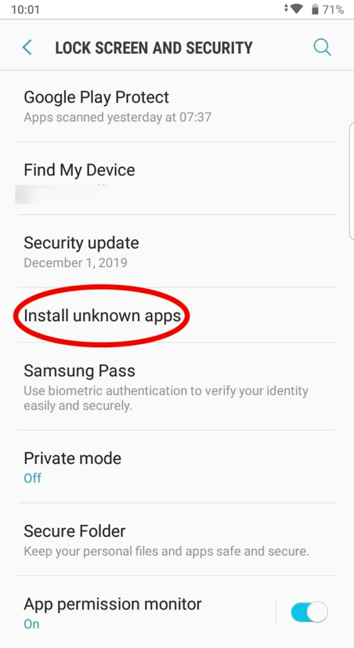 How to enable the ability to download files from unknown sources on your Android phone.